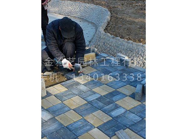 園路施工現場(chǎng) (9)